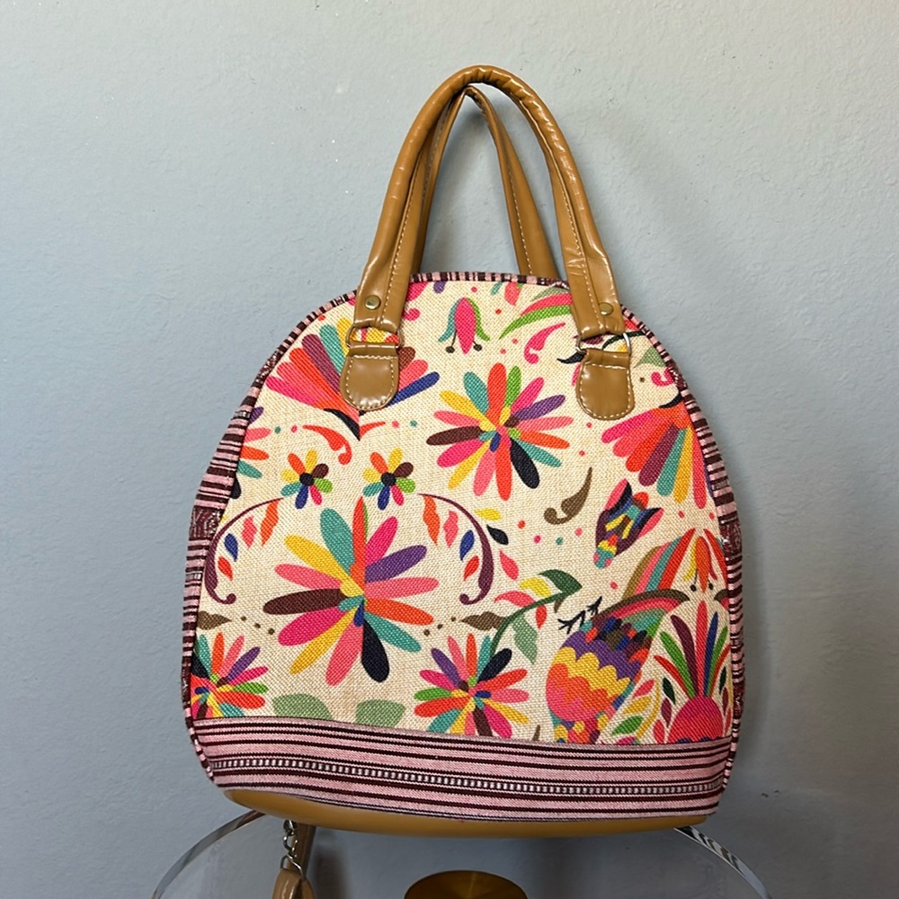 Mexican otomi print backpack